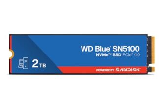 Western Digital WD Blue SN5100 NVMe 2TB, Upto 7100MB/s R, 5Y Warranty, PCIe Gen 4 NVMe M.2 (2280), Internal Solid State Drive (SSD) (WDS200T5B0E-00CPE0)