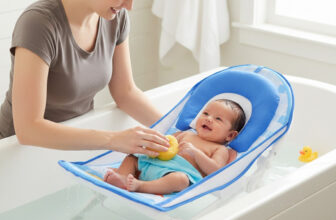 LITTLE RIDES Baby Bather for Newborns and Toddlers Stylish Baby Bath Seat and Bath Tub Baby Bath Seat(Blue)