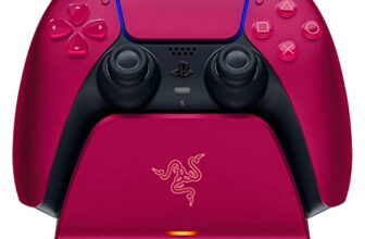 Razer Quick Charging Stand for Play Station 5 DualSense Wireless Controller – Red – RC21-01900300-R3M1