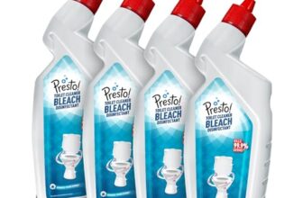 Presto! Toilet cleaner bleach | 2 Litre | 500Ml X 4 (Poly bag)