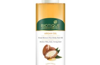 Biotique Argan Hair Oil from Morocco| Enriched with Pure Moroccan Argan Oil | Helps Control Frizz, Strengthen Hair & Reduce Breakage | Nourishes Dry, Dull & Damaged Hair| 200ml
