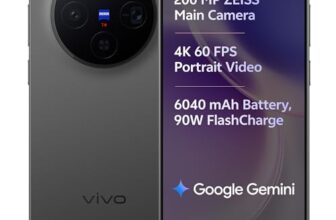 vivo X300 5G (Elite Black, 12GB RAM, 256GB Storage) with No Cost EMI/Additional Exchange Offers