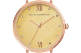 French Connection Analog Yellow Dial Women’s Watch-FCN00065C
