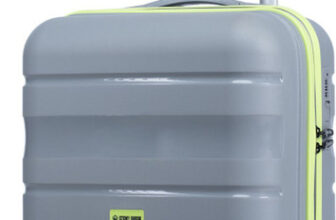 Stony Brook by Nasher Miles Saturn HardSided Polypropylene Cabin Luggage Grey 55cm Trolley Bag Cabin Suitcase 8 Wheels – 20 inch