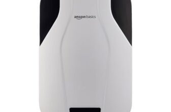 Amazon Basics 5.9L Instant Water Heater | 3KW | Geyser with PP Body & SS Tank | Corded Electric | Rust Proof | 4 Level Safety | White