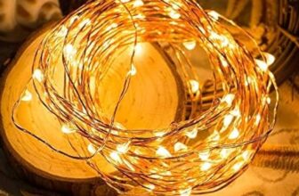 Lexton Decorative Fairy Copper String Light | USB Plug in, 5 Meter Long, IP65 Protection | Suitable for Home Decor, Outdoor Decorations, Diwali, Christmas, Party, Lawn (Pack of 1, Warm White)