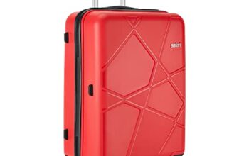 Safari Genius Alley Trolley Bag Hard Case Polypropylene, 4 Spinner Wheels, 360 Degree Wheeling Carry on Luggage, Travel Bag, Suitcase for Travel, Trolley Bags for Travel