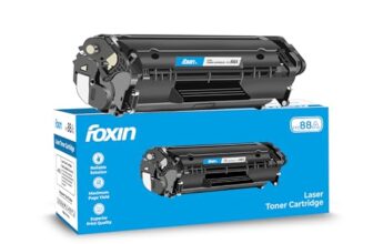 FOXIN FTC 88A/CC388A Black Laser Toner Cartridge Compatible for HP Laserjet Printer M1136, MFP, P1007, P1106, P1108, P1008, M1213nf, MFP, M126nw MFP, M1218nfs, M128fw MFP, M128fn , MFP, M226DW, M226DN
