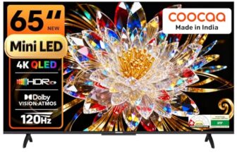 coocaa 164 cm (65 inches) 4K Ultra HD Smart Mini LED QLED Google TV 65MINI75Q