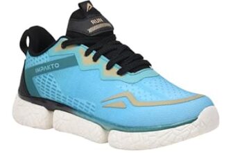 Impakto Phoenix 2.0 Men’s Running Shoes | Lightweight Breathable Sports Shoes | Cushion Insole Gym, Walking & Training Shoes | Athletic Trainers with Shock Absorption & Slip Resistance Outsole