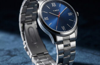 TIMEX Round 33mm Silver Dial Analog Watch  – For Men