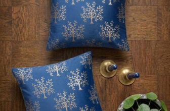 CARLTON LONDON Velvet Cushions Cover(40 cm*40 cm, Pack of 2, Light Blue)