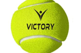 Victory Cricket Tennis Balls High Bounce Street Match Cricket Tournament Rubber Cricket Ball (Medium Ball, 1) Green