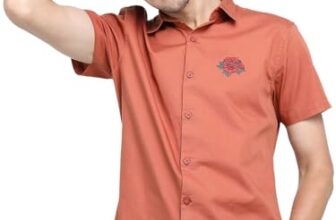 Highlander Men’s Slim Fit Shirts | Printed | Half Sleeves | Spread Collar | Casual Shirts | Men Shirts