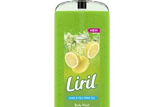 Liril Lemon and Tea Tree Oil Body Wash SuperSaver XL Pump Bottle with Long Lasting Fragrance|| Glycerine|| Paraben Free|| Extra Foam|| 750 ml