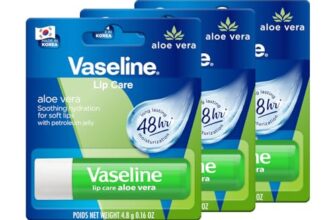 Vaseline Lip Care Cocoa Butter Lip Balm Stick 4.8g (Pack of 3)