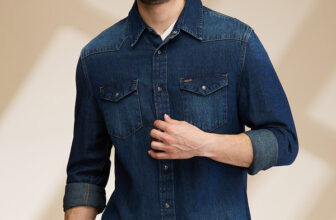 BEING HUMAN Men Solid Casual Dark Blue Shirt