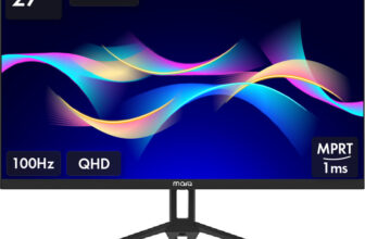 MarQ by Flipkart 68.58 cm (27 inch) Quad HD LED Backlit IPS Panel Monitor (27QHDMIQNN53P)(Adaptive Sync, Response Time: 1 ms, 100 Hz Refresh Rate)