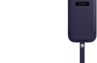 Apple Pouch for iPhone 12 Pro(Deep Violet, Leather)