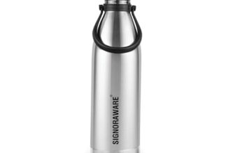 SignoraWare Aqualene Vaccum Stainless Steel ISI Certified Cola Bottle | Airtight & Leakproof | Hot & Cold for Hours | Rust Resistant | Durable Flask for Home, Travel, Gym & Offices ( 1.5 Ltr | Steel )