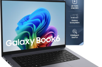 Samsung Galaxy Book6 Intel Core Ultra 7 Series 3 355 – (16 GB/512 GB SSD/Windows 11 Home) NP760VJG Thin and Light Laptop(16 inch, Gray, 1.8 kg, With MS Office)