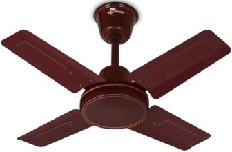 RR Signature MORPHEUS 600 MM High Speed | 4 Blades |BEE Star Rated Ceiling Fan |2 Year Warranty 【BROWN】