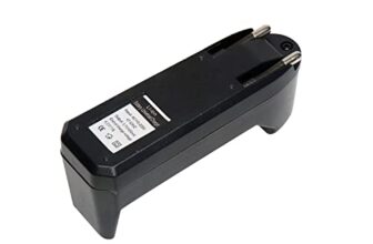 Universal Lithium Battery Charger, Li-on Battery Charger 18650/16340/14500,LED Indicator, Portable Design