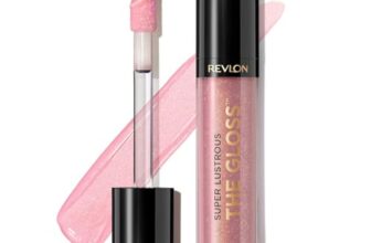 Revlon Super Lustrous The Gloss, Non-Sticky, High Shine Glossy Finish, Lightweight Moisture Enriched With Agave, Moringa Oil Capuacu Butter – Lean In
