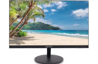 Amazon Basics 23.8″ (60.45 cm) IPS Full HD Monitor | 1920 x 1080 Pixels | 100Hz | Borderless Design | HDMI & Display Port | 16.7M Colors | 1000:1 Contrast | Blue Light Eye Comfort | VESA Mount (Black)