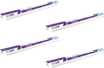 EcoLink EcoLink Champion Compact 4-ft Batten for Living Room & Bedroom 20 W 110.3 cm Tube Light(White, Pack of 4)