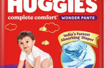 Huggies Complete Comfort Wonder Pants, India’s Fastest Absorbing Diaper | – L(64 Pieces)