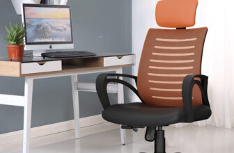 CELLBELL Desire C104 High Back Fabric, Mesh Office Executive Chair(Orange, DIY(Do-It-Yourself))