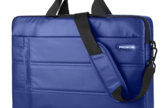 Probus Traveller Business Laptop Sleeve Sling Bag with Shoulder Strap for 13.3/15.6 inch Laptop (Blue, 15.6 Inch)