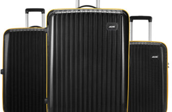 ALFA by VIP Excel Set of 3 (Small 55cm Medium 65cm Large 75cm) Suitcase Cabin & Check-in Set 8 Wheels – 30 Inch