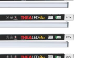 Panasonic 20W TheaLED Ace LED Batten, 20W Tube light for Living Room & Bedroom, Energy Efficient Batten for Home, 6500K Cool Day Light Batten (Pack of 4)