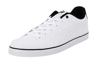 Puma Unisex-Adult Court Point Vulc Perf V2 White-Black Sneaker-3.5 UK(36368501)