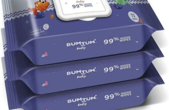 BUMTUM Baby 99% Water Wet Wipes Pack of 3(216 Wipes)