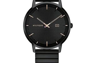 Tommy Hilfiger Mens 40.5 James Black Dial Zinc Alloy Watch – NCTH1791655
