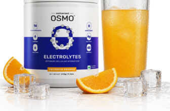 Wellversed OSMO Electrolyte Blend with Taurine & Vitamins | Cramp Relief and Rapid Hydration Drink(270 g, Valencia Orange Flavored)
