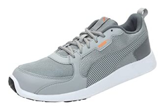 PUMA | Fire Run Men’s Sneakers | Quarry-Vibrant Orange | 10UK