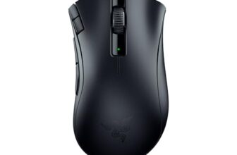 Razer Bluetooth DeathAdder V2 X Hyper Speed: Award-Winning Ergonomic Design with 14000 DPI – Ultra-Fast Hyper Speed Wireless Ergonomic Gaming Mouse – 235hr Battery Life – RZ01-04130100-R3A1, Black