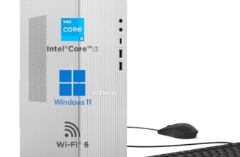 Lenovo IdeaCentre Tower Intel Core i3-1315U (8GB RAM/512GB SSD/Win 11/WiFi 6/Bluetooth 5.2/USB Calliope Keyboard & Mouse/Grey), 90XW007FIN