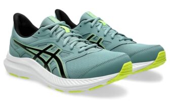 ASICS Mens JOLT 4 Celadon/Black Running Shoes – 10 UK (1011C124.300)