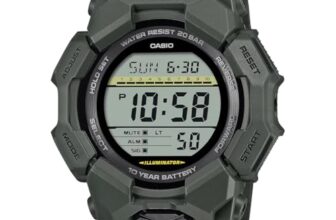 Casio G-Shock GD-010-3DR Digital Black Dial Men (G1605)