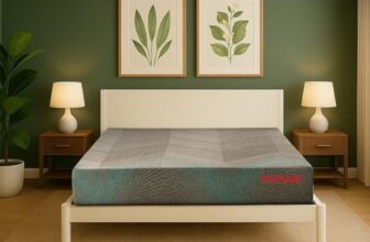 Repose Eyelidz Spine Pro Orthopaedic Memory Foam Mattress (Double, 72X48X6)