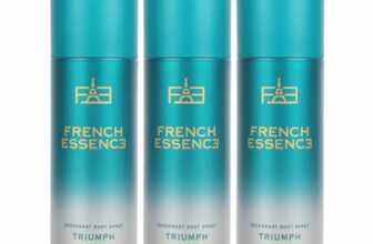 French Essence Triumph Body Spray for Men | Long Lasting Deodorant with Fresh Scent | Strong Perfume Deo for Men | 150ml Each – Pack of 3