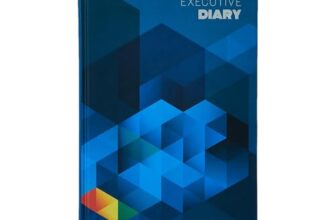 amazon basics Undated Hard Bound Diary |Monthly Planner | Daily Notes, To Do, Appointments 240 Pages For Men and Women (Blue)