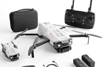 Lifelong Kids Drone with Dual Camera, Altitude Hold, 2x1300mAh (15 Min Each/30 Min Total), 1080P & 720P, Nabhyan App & Remote, 360° Flip, Headless Mode, 8-12 Yrs (LLCDRR01)