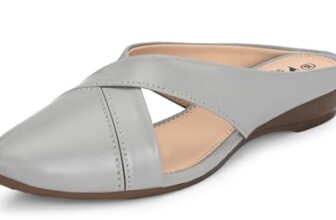 Karaddi Slip on Sandals for Woman | Flats Women Stylish | Mules for Womens Sandals Flats | Mule for Women Stylish Flat Sandal | Flat Fashion Sandal Grey