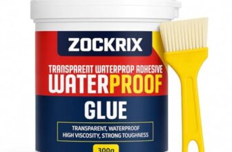 Crack Seal Glue with Brush, Transparent Waterproof Adhesive for Roof Leakage, Wall Gap, Tile Joint, Bathroom Corner & Surface Crack Repair (300 GM)